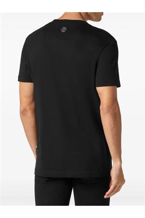 Black cotton T-shirt PHILIPP PLEIN | FADCMTK7449PJY002N02